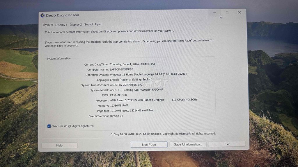 ASUS TUF GAMING A15. Mua bán Laptop tại Thành phố Thủ Đức Tp Hồ Chí Minh được đăng bởi Tấn Minh hình 1