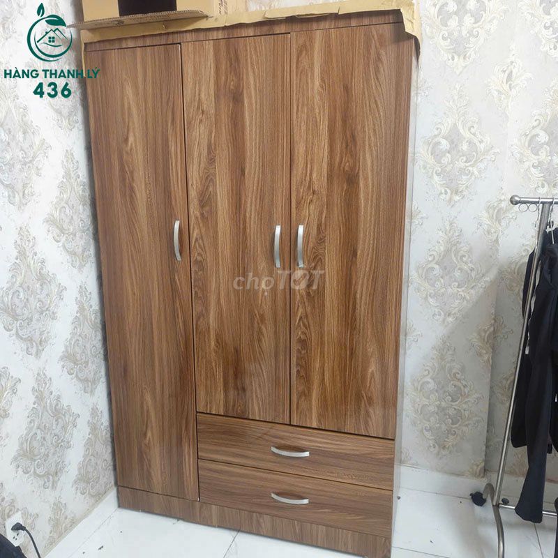 Tủ Quần Áo Gỗ Công Nghiệp Vân gỗ 1m2 Cũ Mới 90%. Mua bán Tủ, kệ gia đình tại Quận Tân Phú Tp Hồ Chí Minh được đăng bởi Công Ty TNHH TM DV INKPRO hình 1