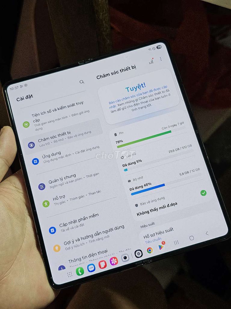 Samsung Galaxy Z Fold4 512GB Xám. Mua bán Điện thoại tại Quận Thanh Xuân Hà Nội được đăng bởi Tuyết Tuyết hình 1
