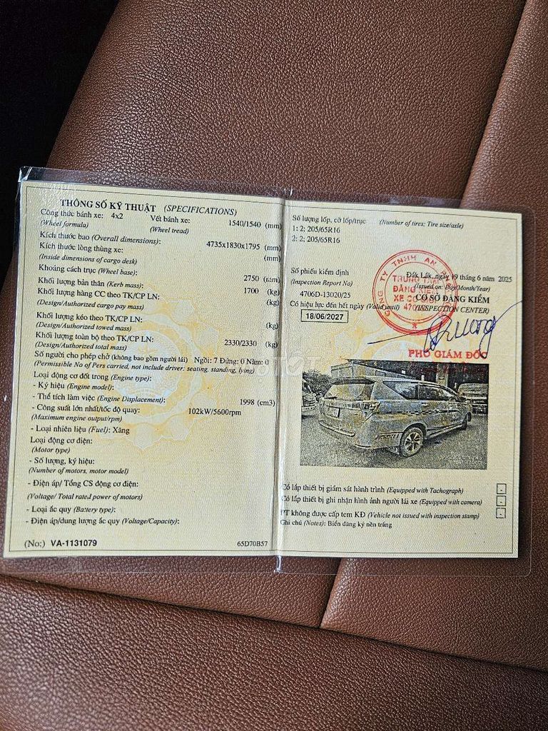 Toyota Innova 2018  - 82925 km. Mua bán Ô tô tại Thành phố Buôn Ma Thuột Đắk Lắk được đăng bởi Tran tuyen hình 4