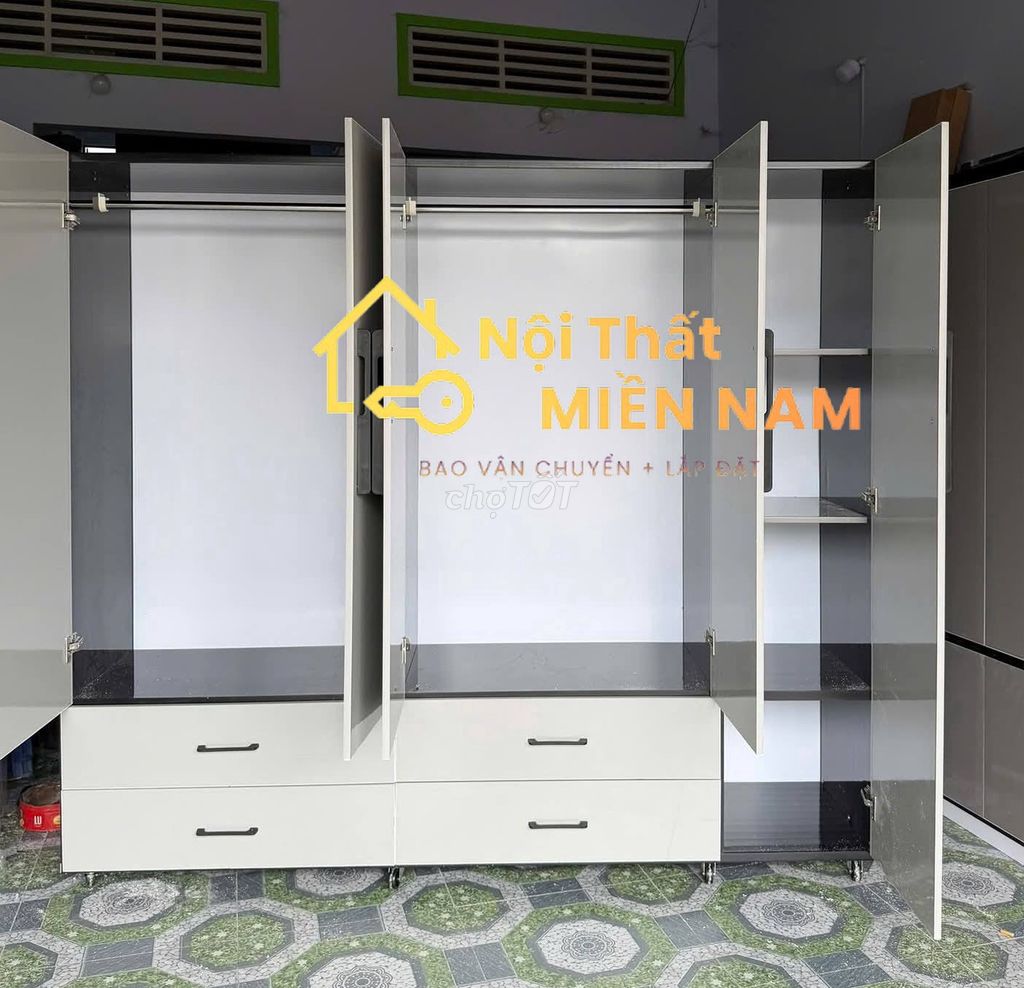 Tủ quần áo nhựa 1m8x1m85 Mới &Tủ quần áo!. Mua bán Tủ, kệ gia đình tại Quận 3 Tp Hồ Chí Minh được đăng bởi Nội thất giá xưởng hình 1