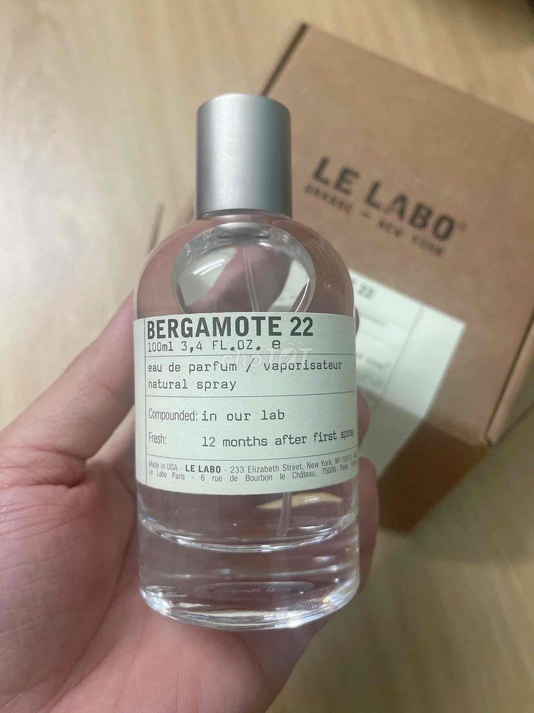 Pass nước hoa LeLaBo 22  100ml Chuẩn Auth