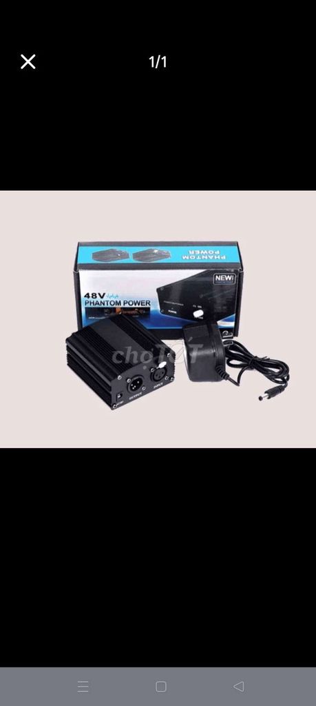 Nguồn Phantom 48V Đen. Mua bán Phụ kiện (Màn hình, Chuột...) tại Thành phố Pleiku Gia Lai được đăng bởi Mạnh Văn Nghị hình 1
