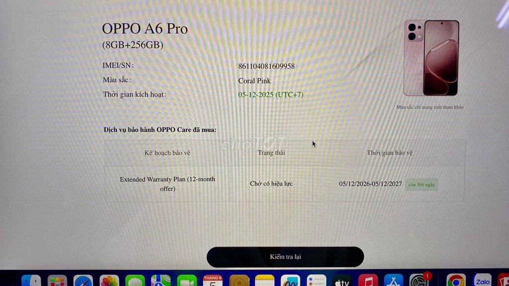 OPPO A6 Pro 256GB Hồng san hô. Mua bán Điện thoại tại Quận 7 Tp Hồ Chí Minh được đăng bởi Nhungle hình 1