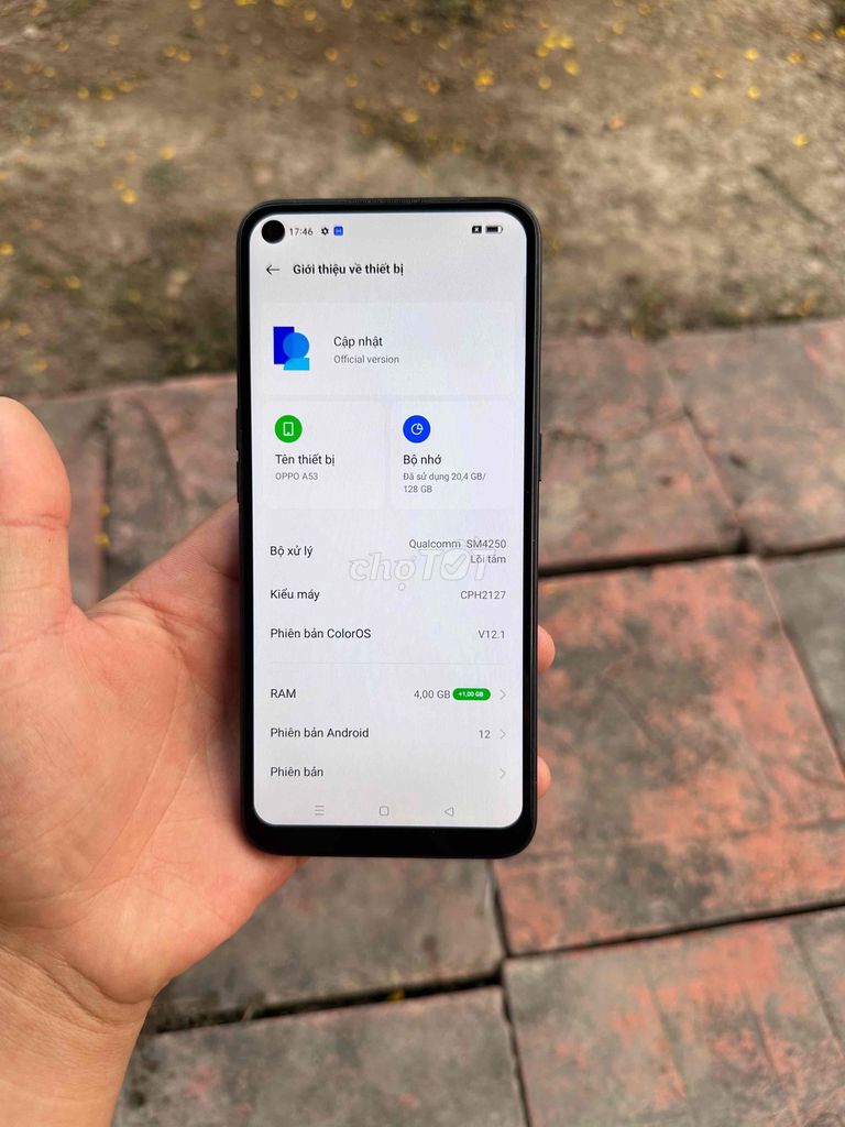 Oppo A53 4/128Gb. Mua bán Điện thoại tại Huyện Thạnh Hóa Long An được đăng bởi Gia Phúc hình 1