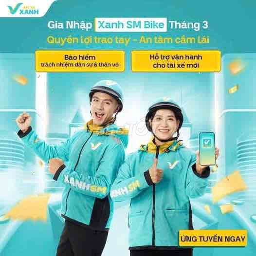 Tuyển 100 Tài Xế Xe Máy Điện - 20 triệu/tháng - Q9. Việc làm tại Thành phố Thủ Đức Tp Hồ Chí Minh được đăng bởi Công Ty Cổ Phần Di Chuyển Xanh và Thông Minh GSM hình 6