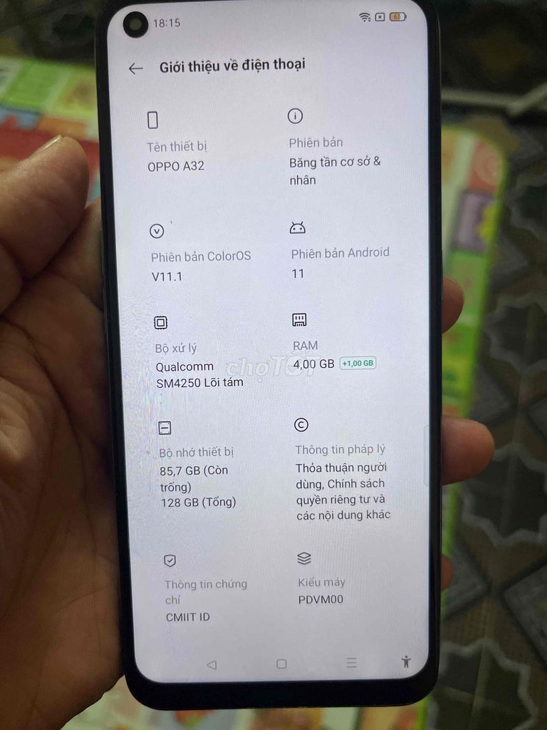 Oppo A32 128GB Xanh lá. Mua bán Điện thoại tại Thị xã Từ Sơn Bắc Ninh được đăng bởi Phạm Thanh Tuấn hình 1