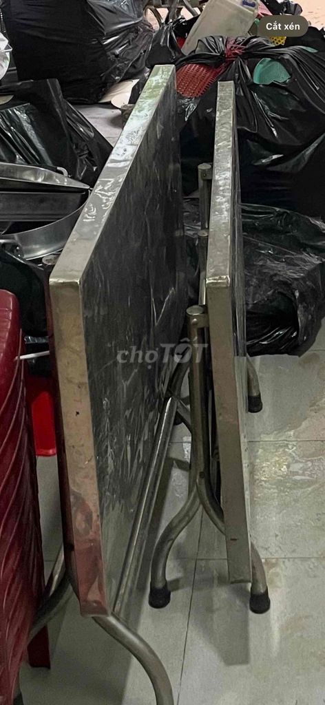 Bàn ăn Inox 60x100cm. Mua bán Bàn ghế tại Quận Tân Bình Tp Hồ Chí Minh được đăng bởi Trịnh Bảo hình 1