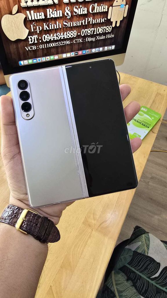 Samsung Z Fold 3 5G 512G 🇻🇳. Mua bán Điện thoại tại Quận Ninh Kiều Cần Thơ được đăng bởi hiển mobile hình 1