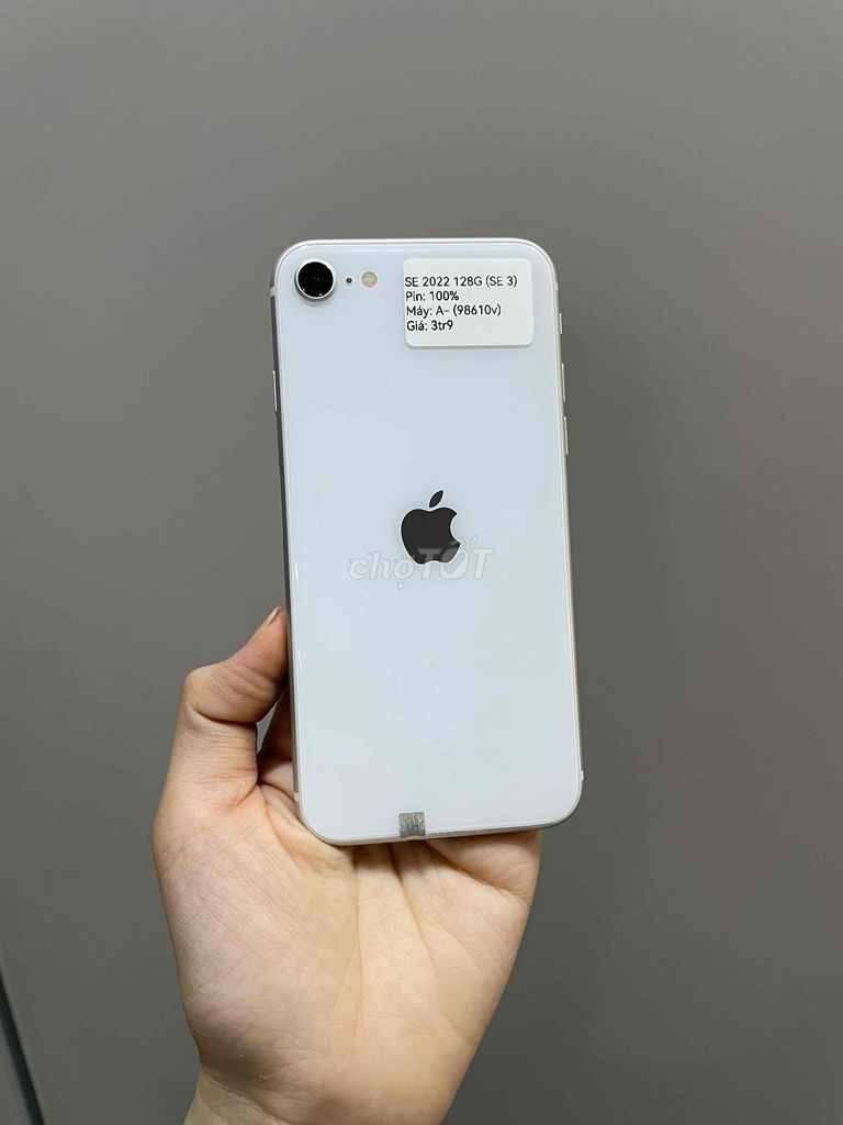 iPhone SE 3 (128G) quốc tế đẹp 98.5 zin full. Mua bán Điện thoại tại Huyện Hóc Môn Tp Hồ Chí Minh được đăng bởi SIRI STORE HCM hình 1