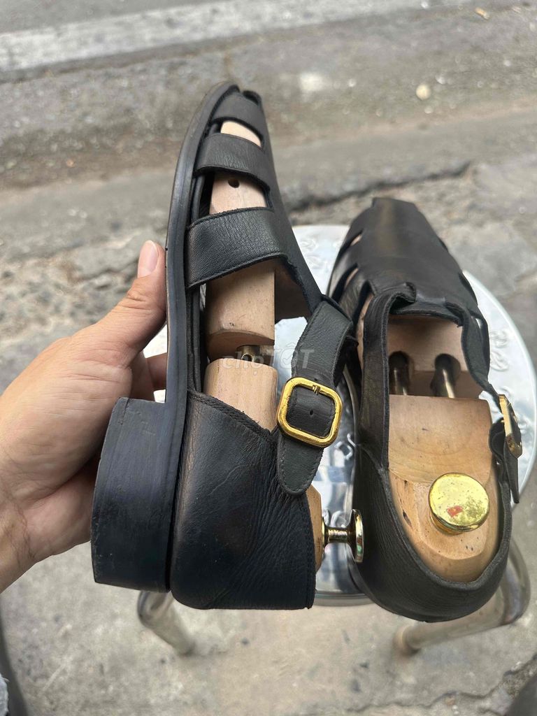 Giày sandal Bally nam da đen, size 42. Mua bán Giày dép tại Quận 1 Tp Hồ Chí Minh được đăng bởi TUẤN hình 1