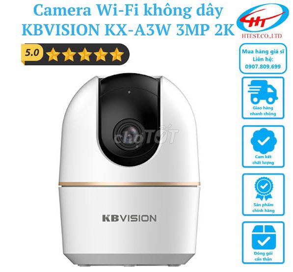 Camera Wi-Fi KBVISION KX-A3W 2K MỚI . Mua bán Máy ảnh, Máy quay tại Thành phố Thủ Đức Tp Hồ Chí Minh được đăng bởi KHO SỈ COMPUTER HCM hình 1