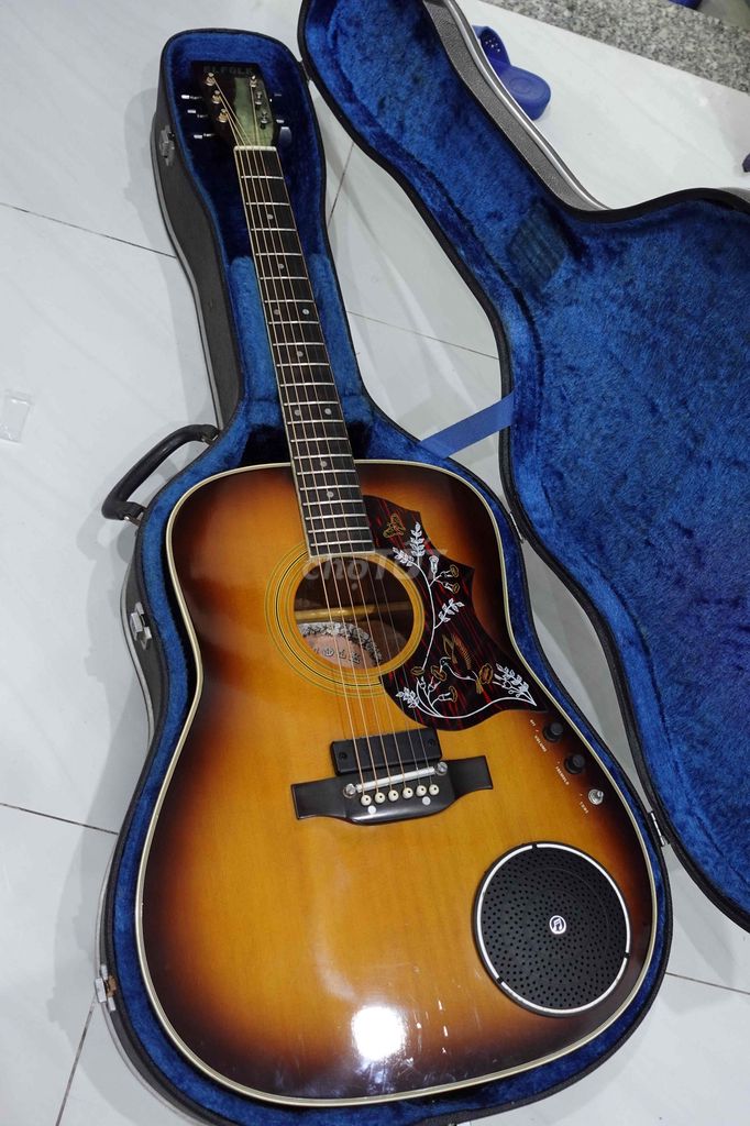 guitar acoustic EFG-350 Nhật Bản sẵn loa rin. Mua bán Nhạc cụ tại Quận Liên Chiểu Đà Nẵng được đăng bởi Cửa hàng guitar thanh lý giá rẻ hình 1