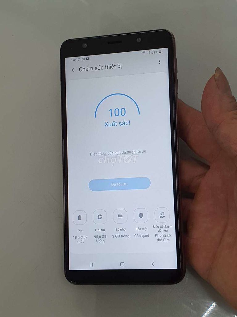 Samsung A7 2018 ram 6/128 GB đẹp 98%. Mua bán Điện thoại tại Quận Cầu Giấy Hà Nội được đăng bởi chú Hùng 60t 163HQV hình 4