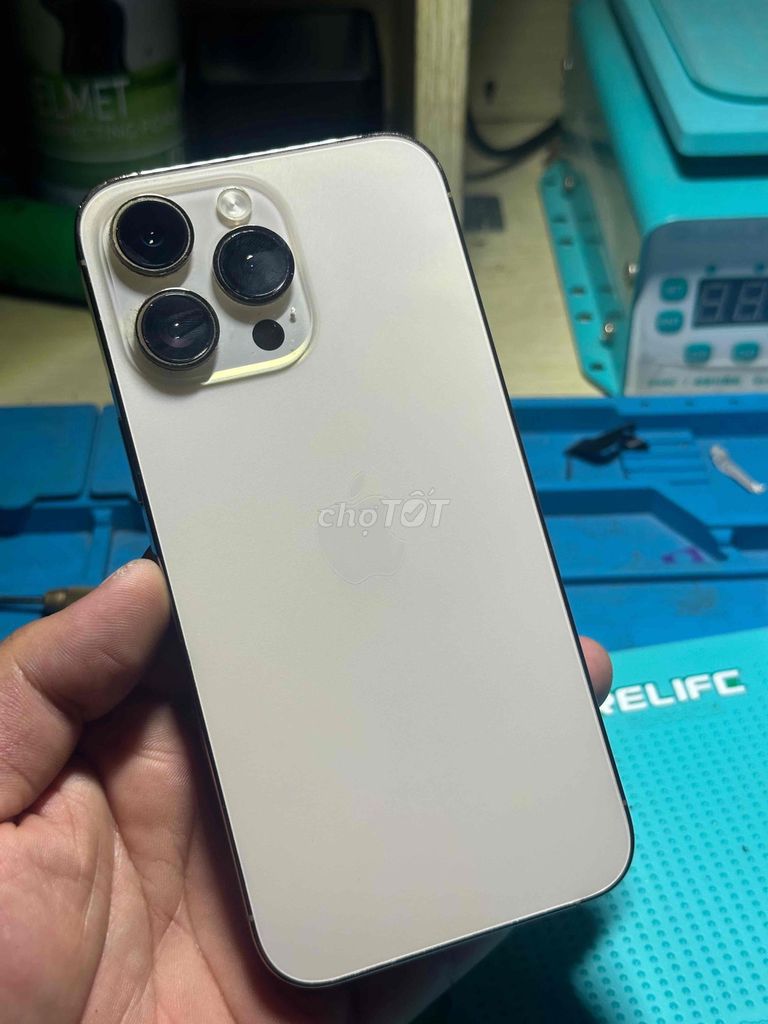 Apple iPhone 14 Pro Max 128GB Vàng 98-98.5%. Mua bán Điện thoại tại Huyện Bình Chánh Tp Hồ Chí Minh được đăng bởi Chú Béo Store hình 1