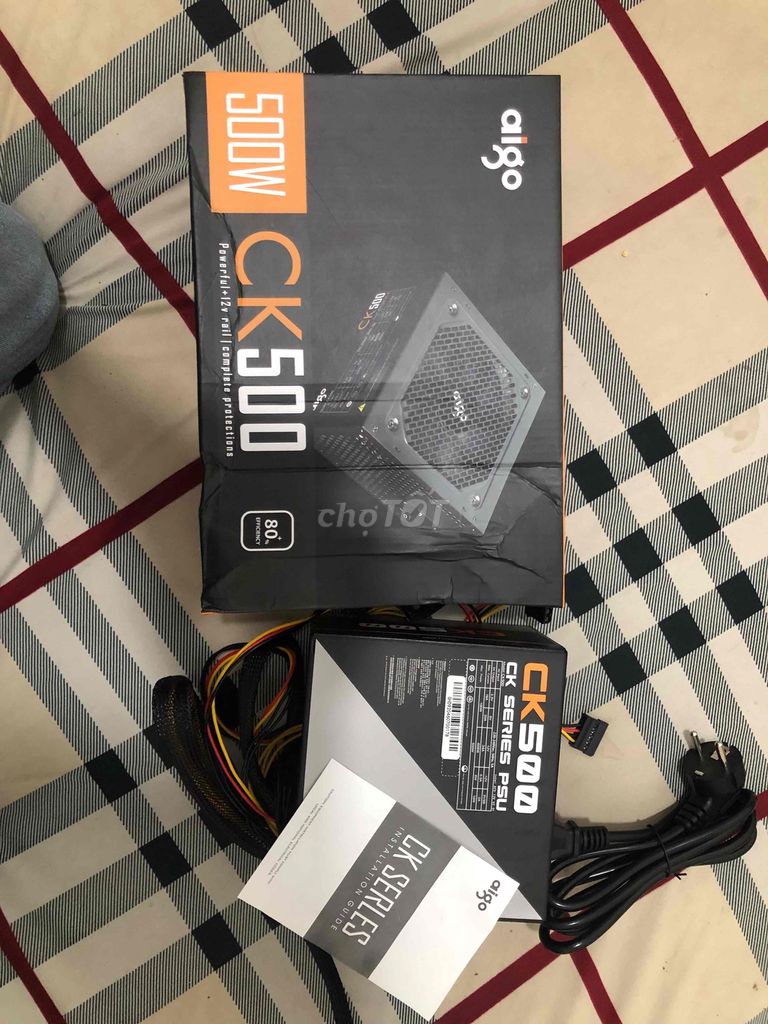 Nguồn máy tính aigo CK500 500W Full box. Mua bán Phụ kiện (Màn hình, Chuột...) tại Huyện Lấp Vò Đồng Tháp được đăng bởi Diệp Phan hình 1