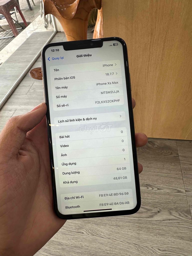 iPhone Xs Max 64GB Vàng. Mua bán Điện thoại tại Thành phố Huế Thừa Thiên Huế được đăng bởi Văn Thành  hình 1