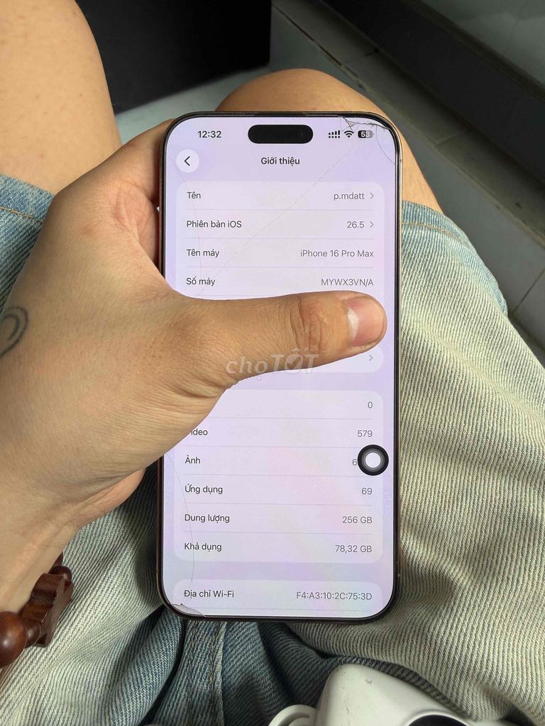 iPhone 16 Pro Max 256GB Vàng VN/A. Mua bán Điện thoại tại Quận 11 Tp Hồ Chí Minh được đăng bởi Cửa Hàng Xe Máy Đạt Nhỏ hình 1