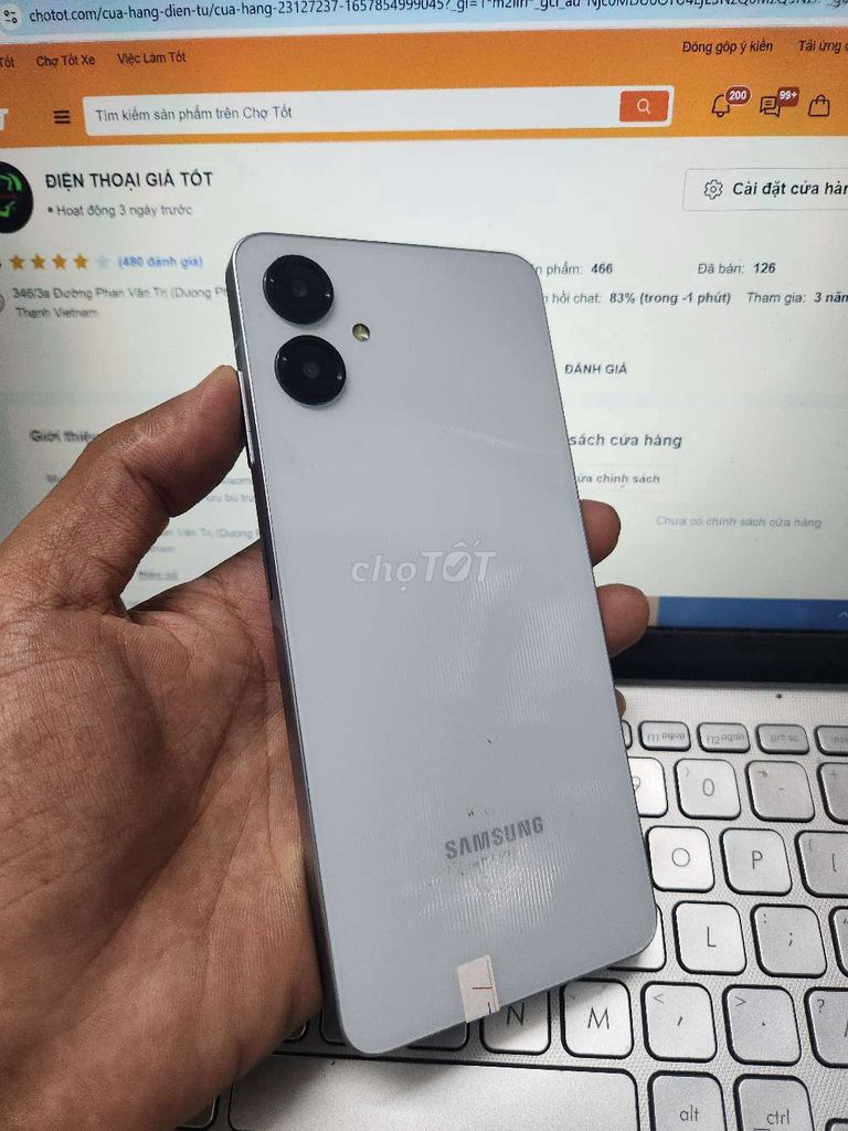 Samsung A06 4GB/128GB Helio G85 5000 Zin Đẹp. Mua bán Điện thoại tại Quận Bình Thạnh Tp Hồ Chí Minh được đăng bởi Dân Mobile hình 1
