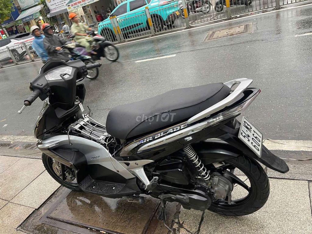 Honda Air Blade FI 2010 Черно-серебристый