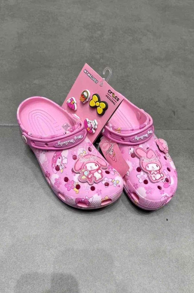 Dép Crocs My Melody Hồng Nhựa Size 37-39. Mua bán Giày dép tại Quận 10 Tp Hồ Chí Minh được đăng bởi Baby Girl Lovely hình 1