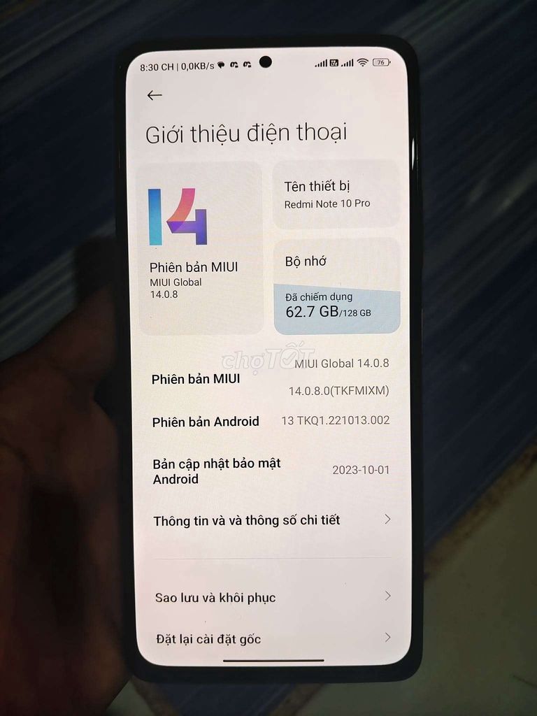 Xiaomi Redmi Note 10 Pro 128GB Đồng. Mua bán Điện thoại tại Thành phố Cao Lãnh Đồng Tháp được đăng bởi Amos hình 1