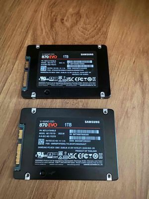 Ổ cứng SSD Evo 870 1TB chuẩn 100% mới keng zin us. Mua bán Linh kiện (RAM, Card...) tại Quận 1 Tp Hồ Chí Minh được đăng bởi Nguyễn