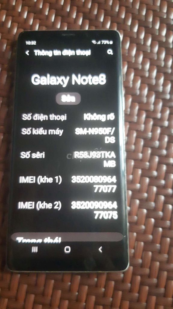 Samsung Galaxy Note 8. Mua bán Điện thoại tại Quận 12 Tp Hồ Chí Minh được đăng bởi Nhung hình 1