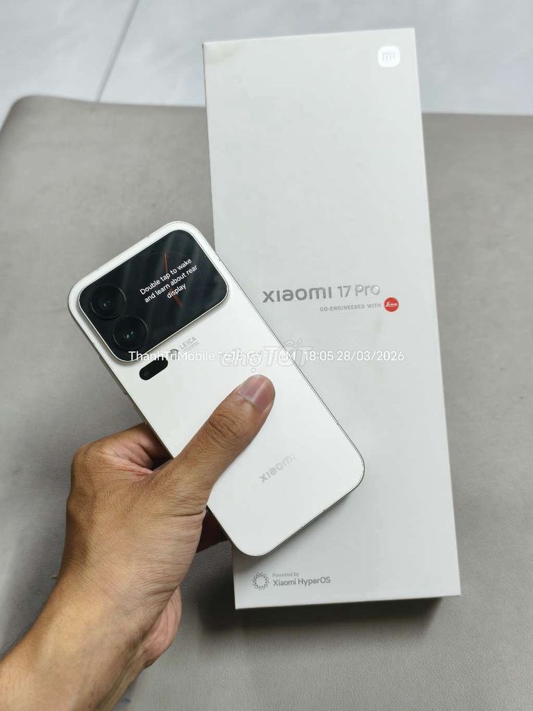 Xiaomi 17 Pro Trắng 12/256 fullbox ROM gốc. Mua bán Điện thoại tại Quận Gò Vấp Tp Hồ Chí Minh được đăng bởi Thanh Tri hình 1