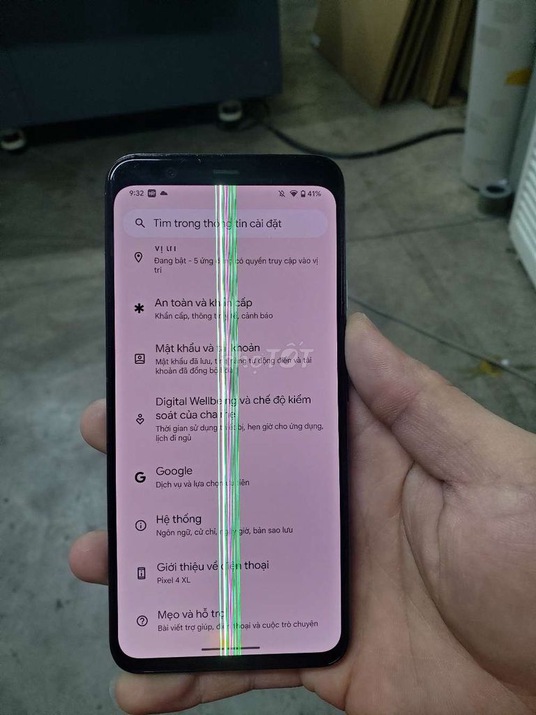 Google Pixel 4 XL Đen Màn hình kẻ sọc. Mua bán Điện thoại tại Thị xã Duy Tiên Hà Nam được đăng bởi Dũng Trần hình 1
