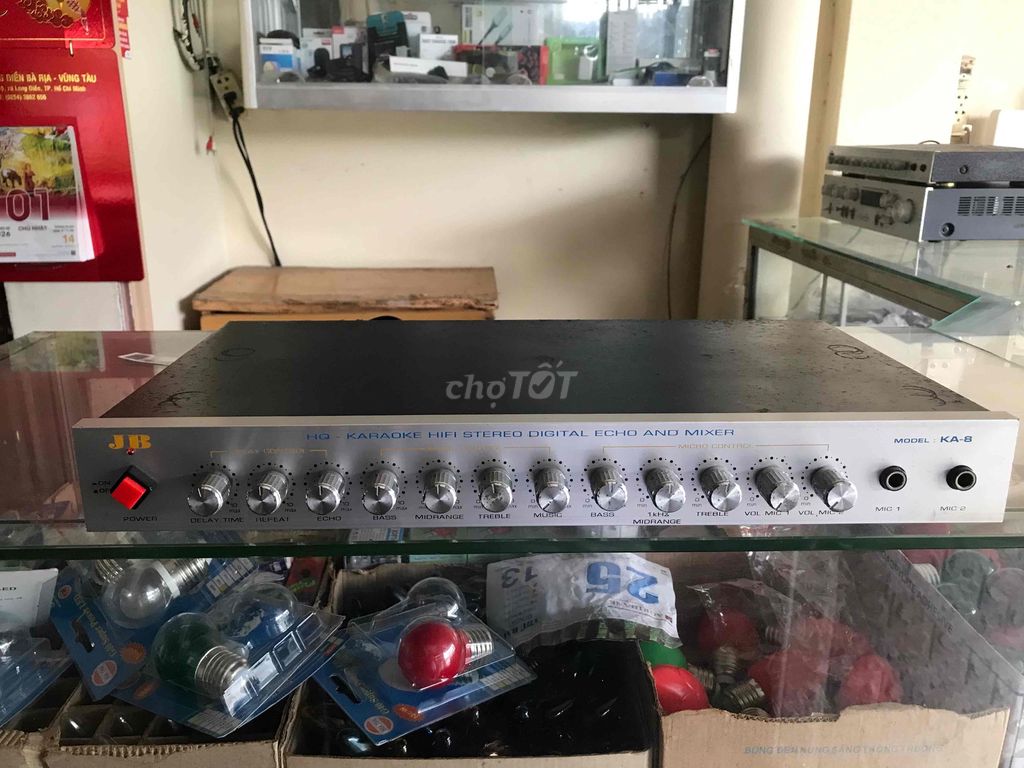 Mixer karaoke JB KA-8 Đen, Bạc. Mua bán Tivi, Âm thanh tại Huyện Đất Đỏ Bà Rịa - Vũng Tàu được đăng bởi Thiện Lành hình 1