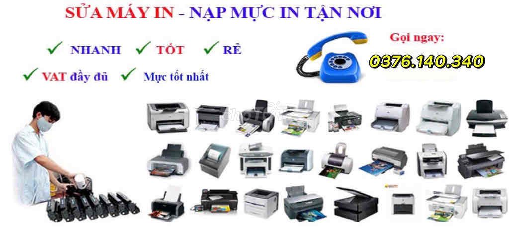 Chúng tôi chuyên nạp mực và sửa chữa máy in Tp HCM