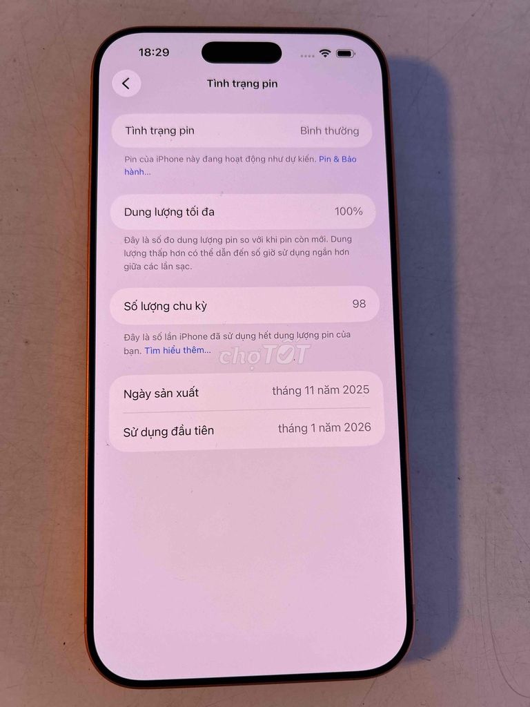 iPhone 17 Pro Max 256GB Cam Đã dùng. Mua bán Điện thoại tại Quận 4 Tp Hồ Chí Minh được đăng bởi hang hình 1