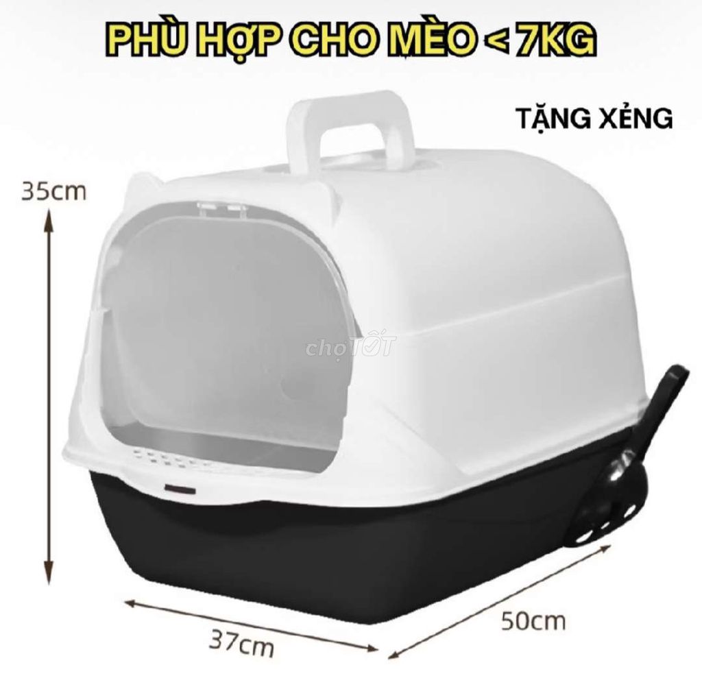 Nhà vệ sinh cho mèo Lớn. Mua bán Phụ kiện, Thức ăn, Dịch vụ tại Quận 10 Tp Hồ Chí Minh được đăng bởi Nhã Kim hình 1