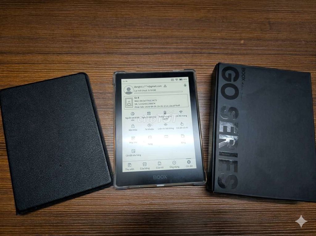 Máy đọc sách Boox Go 6 32GB Đen. Mua bán Máy tính bảng tại Quận Cầu Giấy Hà Nội được đăng bởi Van Toi hình 1