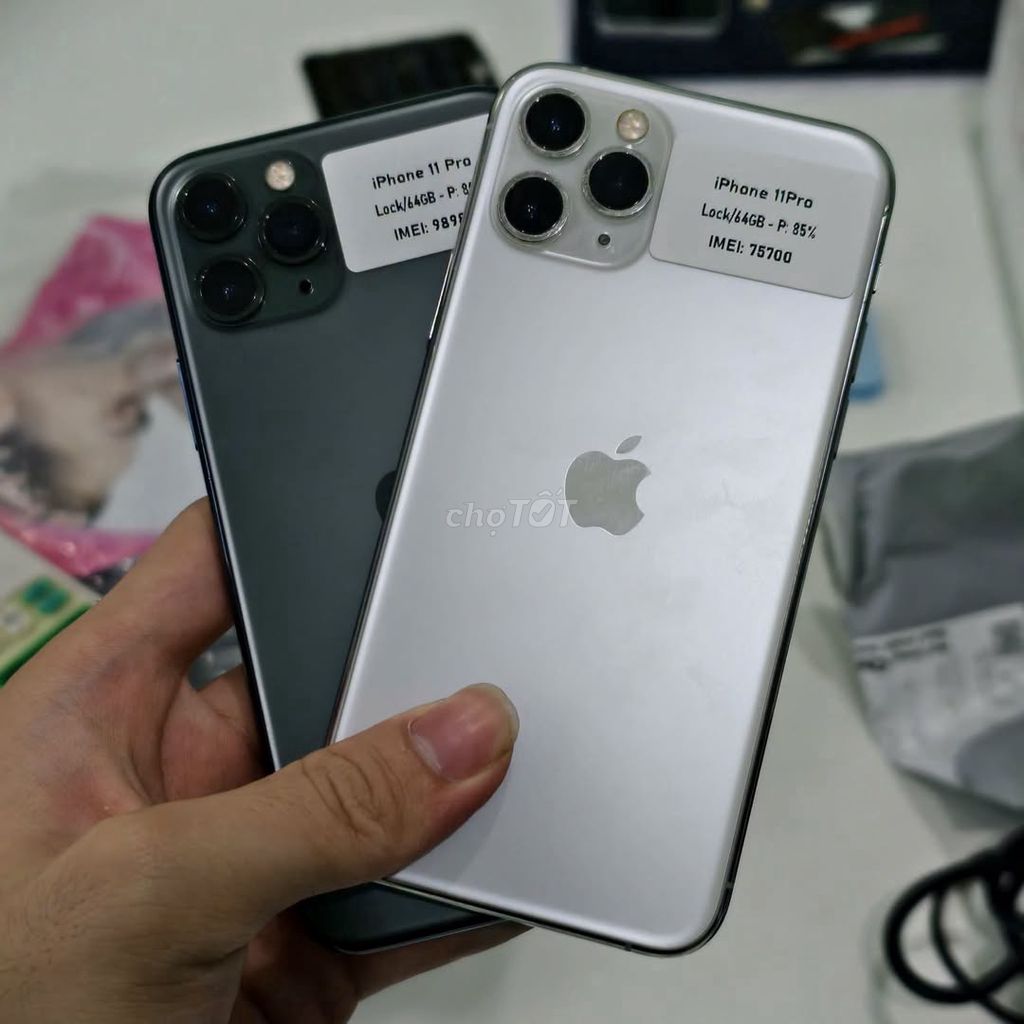 Apple iPhone 11 Pro 64GB Bạc 85%. Mua bán Điện thoại tại Quận Tân Bình Tp Hồ Chí Minh được đăng bởi Hội Đồ Điện Tử hình 1