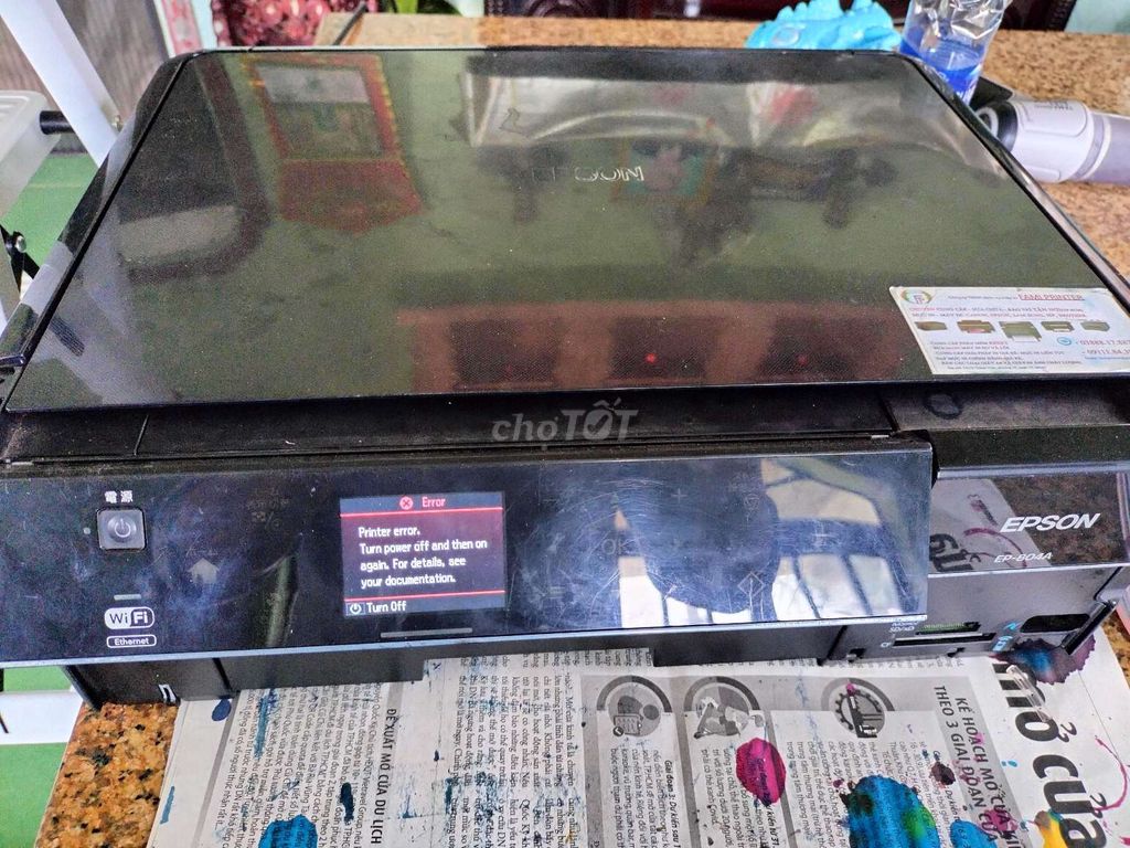 Máy in Epson EP-804A Đen Lỗi. Mua bán Đồ dùng văn phòng tại Huyện Củ Chi Tp Hồ Chí Minh được đăng bởi Nguyễn Minh Chất hình 1
