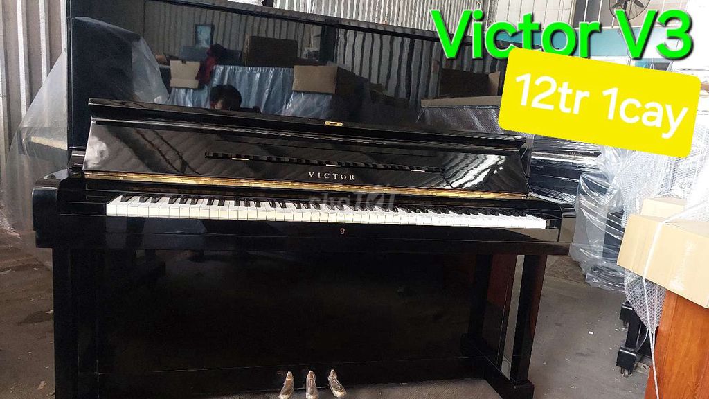 Dọn chỗ Thanh lý Piano cơ victor V3 zin âm hay