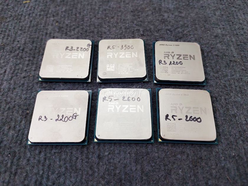 CPU Ryzen 5 3500; r5-2600, R3-2200G, R3-1200