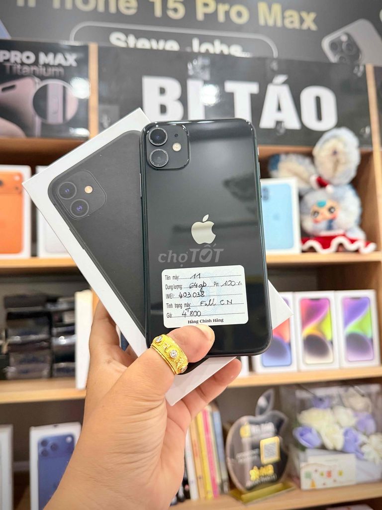 iPhone 11 64GB Đen. Mua bán Điện thoại tại Thành phố Long Xuyên An Giang được đăng bởi Bi Táo Store hình 1