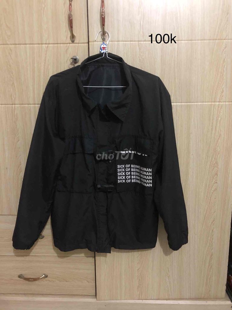 Áo khoác Vải dù Đen Unisex. Mua bán Quần áo tại Huyện An Dương Hải Phòng được đăng bởi Văn Quyền hình 1