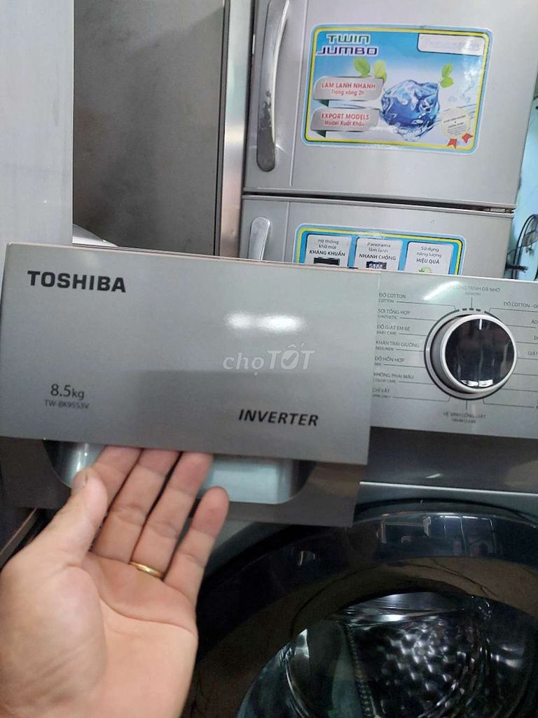 Máy giặt toshiba 8.5kg giặt nước nóng