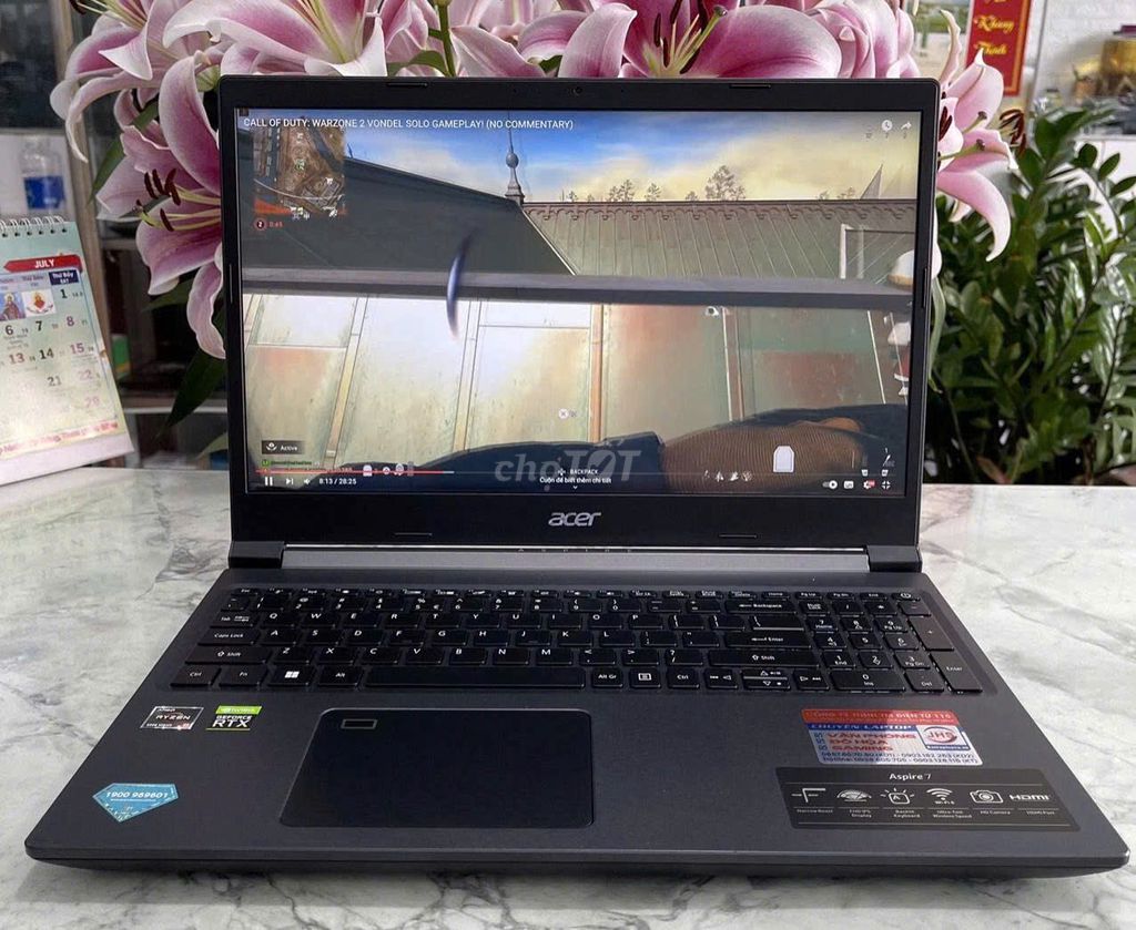 Acer Aspire7 A715-43G Ryzen 5-5625U/16/512 RTX3050. Mua bán Laptop tại Quận Tân Phú Tp Hồ Chí Minh được đăng bởi PHAN TRỌNG THIỆN hình 1