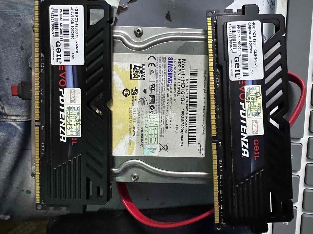 RAM Geil EVO POTENZA 4GB PC3-12800. Mua bán Linh kiện (RAM, Card...) tại Quận Sơn Trà Đà Nẵng được đăng bởi phan thông hình 1