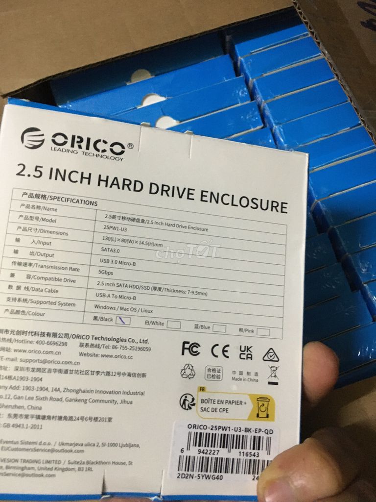 box 750gb orico 3.0