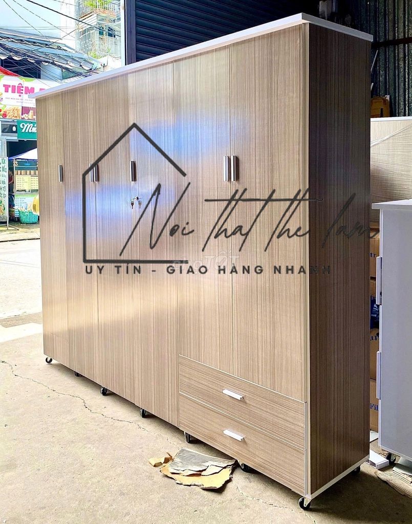 Tủ quần áo@@Tủ quần áo/$$#TỦ QUẦN ÁO 6 CÁNH*@^. Mua bán Tủ, kệ gia đình tại Quận 7 Tp Hồ Chí Minh được đăng bởi Nga NTTL hình 1