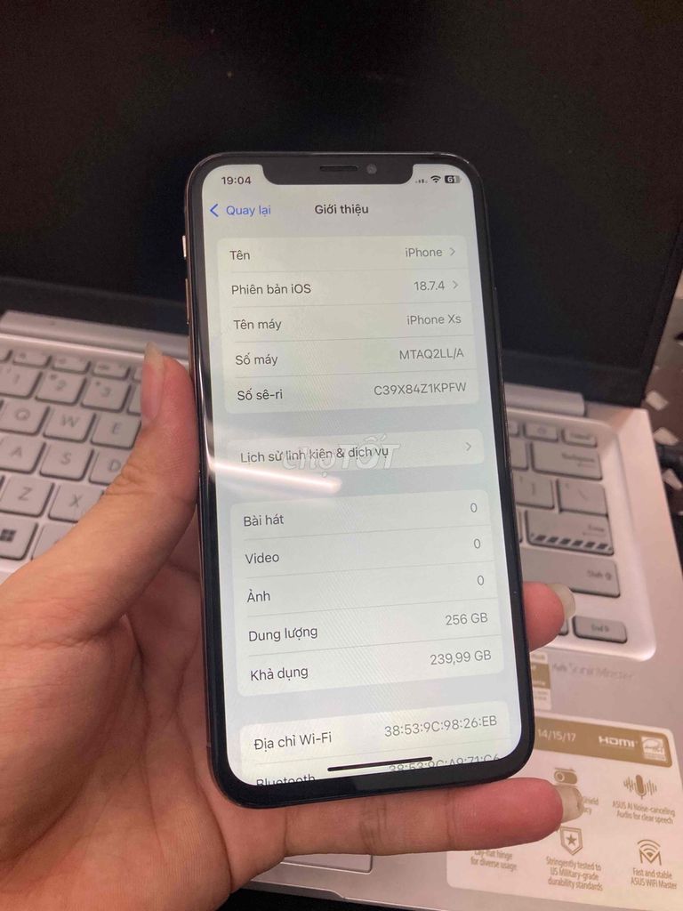Apple iPhone Xs 256GB Vàng Đã sử dụng. Mua bán Điện thoại tại Huyện Bình Chánh Tp Hồ Chí Minh được đăng bởi Nhân Nguyễn hình 1