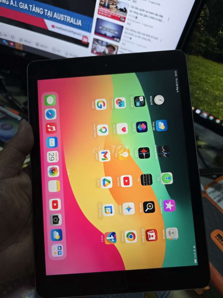 Apple iPad Gen 6 128GB Xám Đã sử dụng. Mua bán Máy tính bảng tại Quận Hải Châu Đà Nẵng được đăng bởi Trọng hình 1