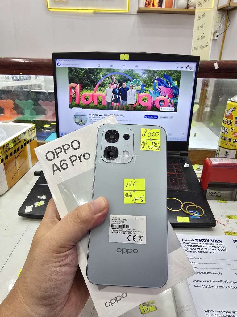 Oppo A6 Pro 256GB - Mới 100% Bh 12 Tháng. Mua bán Điện thoại tại Thành phố Long Xuyên An Giang được đăng bởi Facebook Cầm Đồ Thúy Vân hình 1