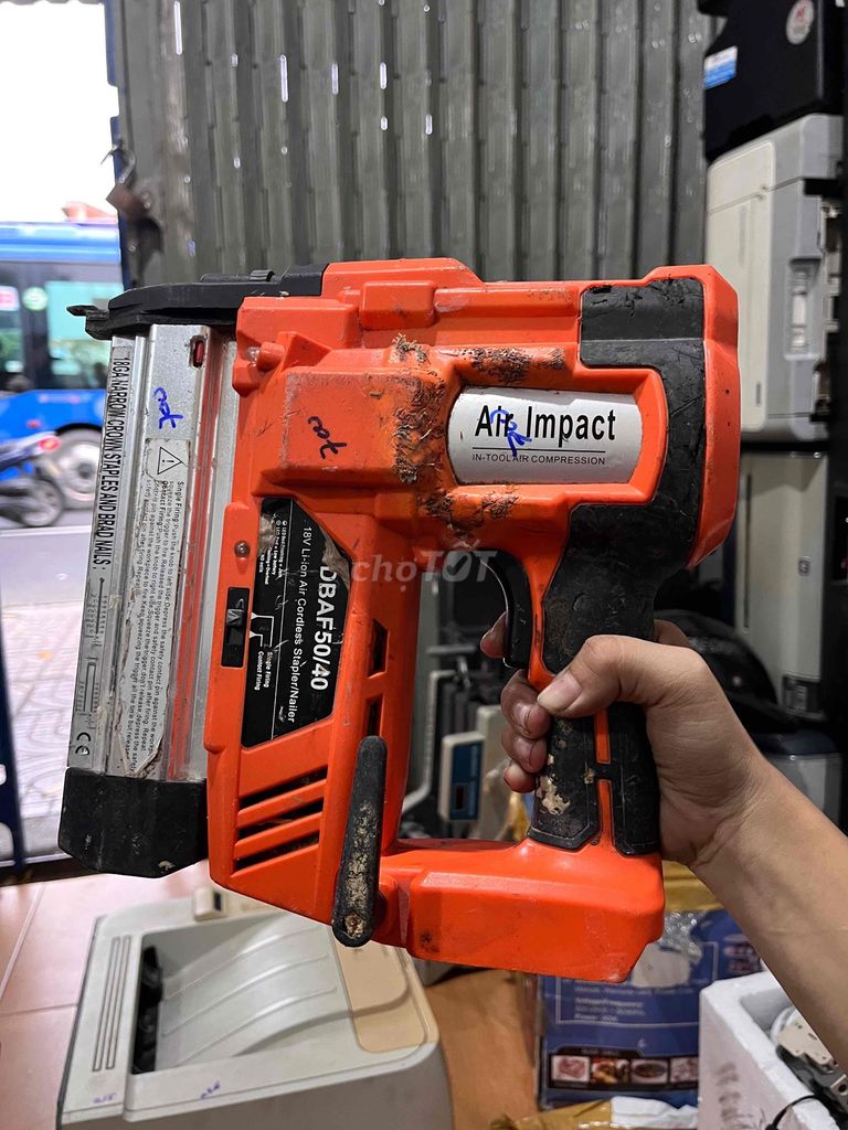 Máy bắn đinh Air Impact DBAF50/40. Mua bán Đồ chuyên dụng, Giống nuôi trồng tại Quận Phú Nhuận Tp Hồ Chí Minh được đăng bởi  Bông Lê chuyên sỉ và lẻ âm thanh Nhật Mỹ hình 1